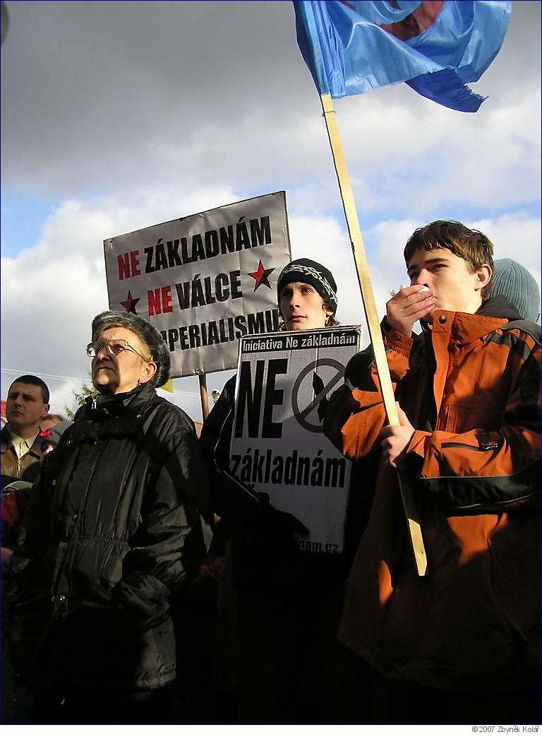 Demonstrace Jince, Příbramsko  foto: Zbyněk Kolář